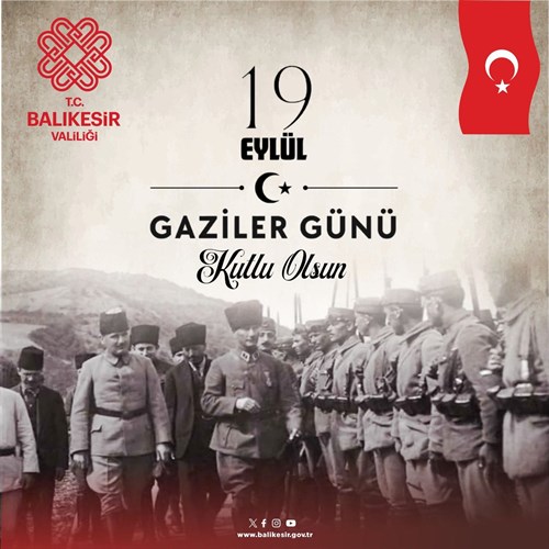 Vali İsmail Ustaoğlu'nun Gaziler Günü Mesajı